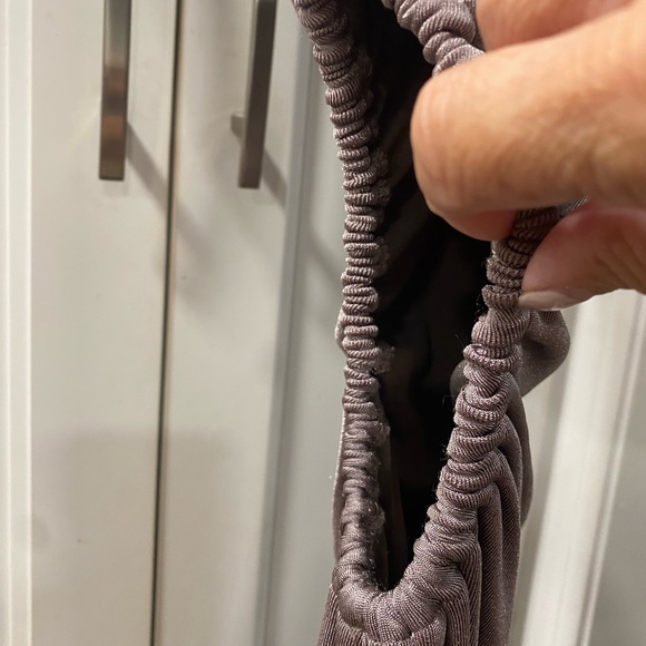 Edit by Nine Bodycon Gray one shoulder midi dress Size Small - Picture 6 of 12